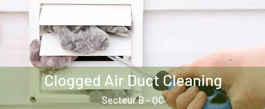 Clogged Air Duct Cleaning Secteur B - QC