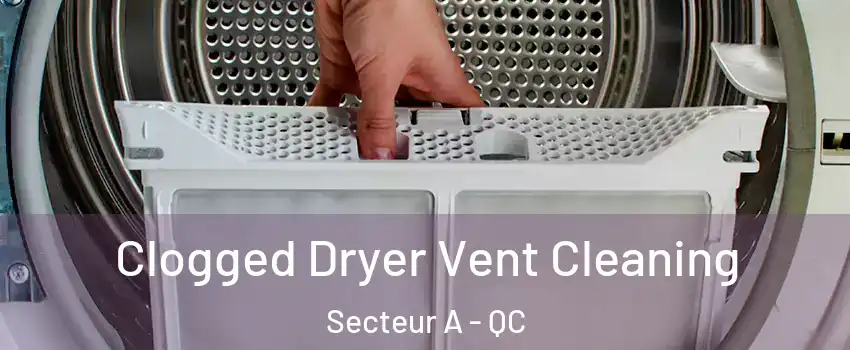  Clogged Dryer Vent Cleaning Secteur A - QC