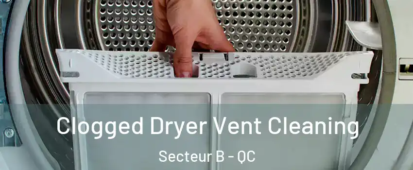  Clogged Dryer Vent Cleaning Secteur B - QC