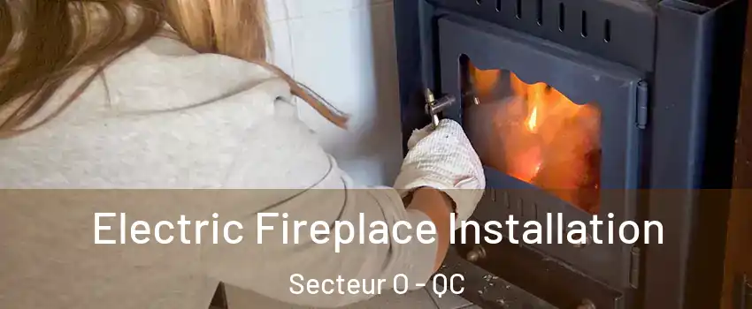  Electric Fireplace Installation Secteur O - QC