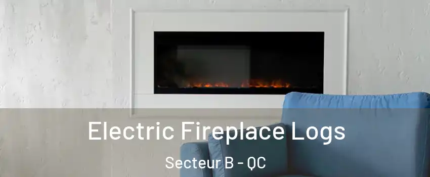  Electric Fireplace Logs Secteur B - QC