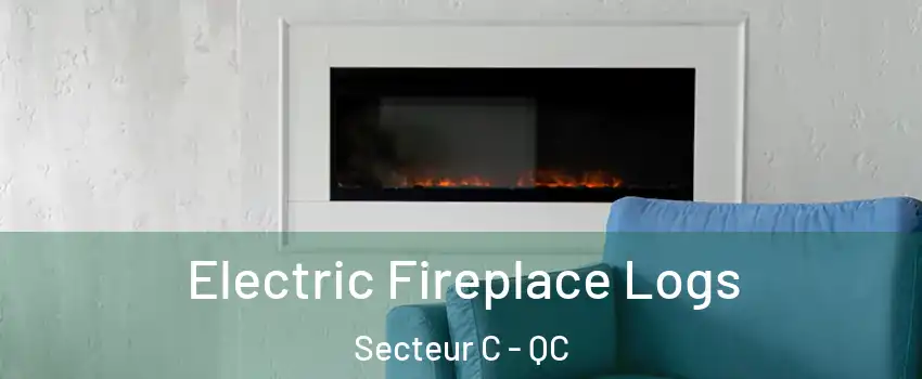  Electric Fireplace Logs Secteur C - QC
