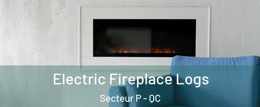  Electric Fireplace Logs Secteur P - QC