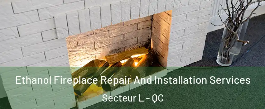 Ethanol Fireplace Repair And Installation Services Secteur L - QC