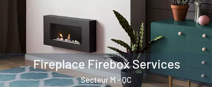  Fireplace Firebox Services Secteur M - QC
