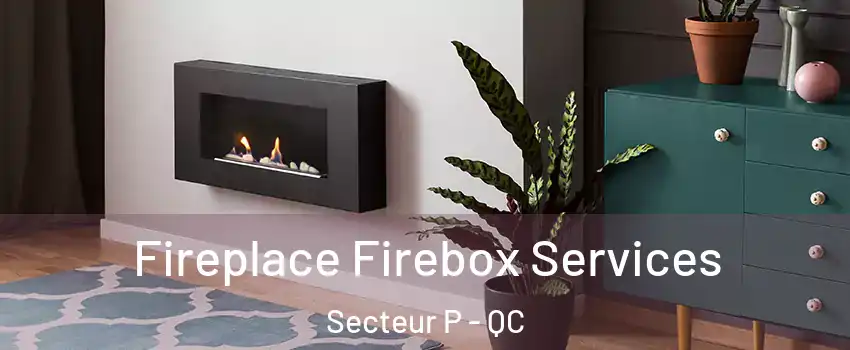  Fireplace Firebox Services Secteur P - QC