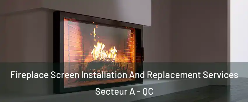  Fireplace Screen Installation And Replacement Services Secteur A - QC