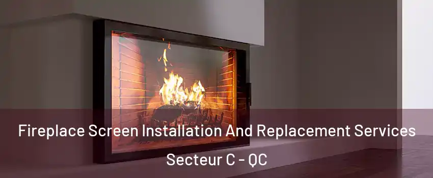 Fireplace Screen Installation And Replacement Services Secteur C - QC