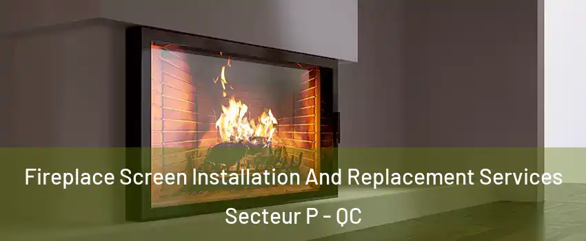  Fireplace Screen Installation And Replacement Services Secteur P - QC