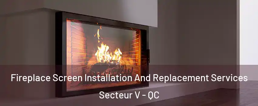  Fireplace Screen Installation And Replacement Services Secteur V - QC