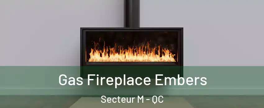  Gas Fireplace Embers Secteur M - QC