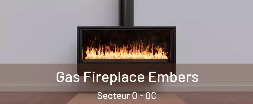  Gas Fireplace Embers Secteur O - QC