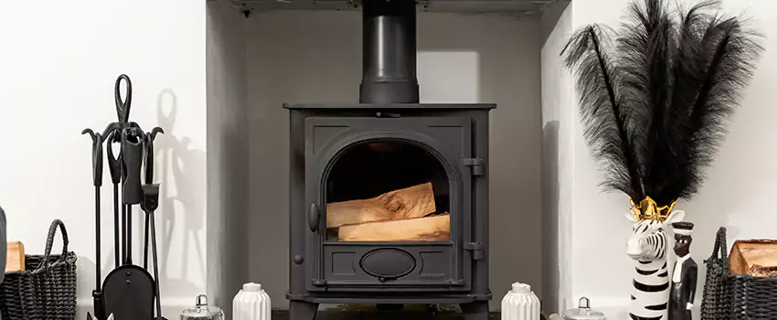 Thelin Hearth Products Providence Pellet Insert Fireplace Installation in Brossard, QC