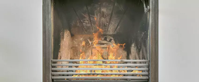 Travis Industries Linear Gas Fireplace Installation in Brossard, Quebec