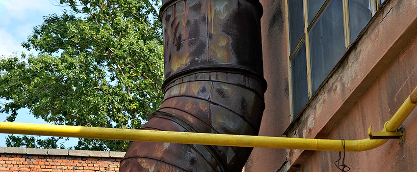 Lightning Protection Installation System for Industrial Chimneys in Brossard, Quebec