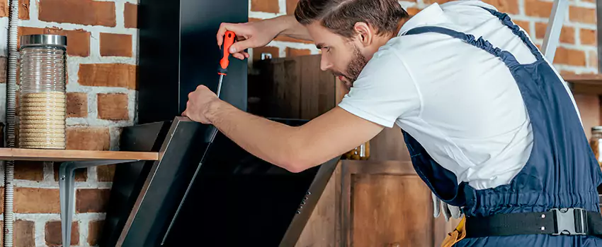 Old Rusted Metal Fireplace Repair And Replacement in Brossard, QC