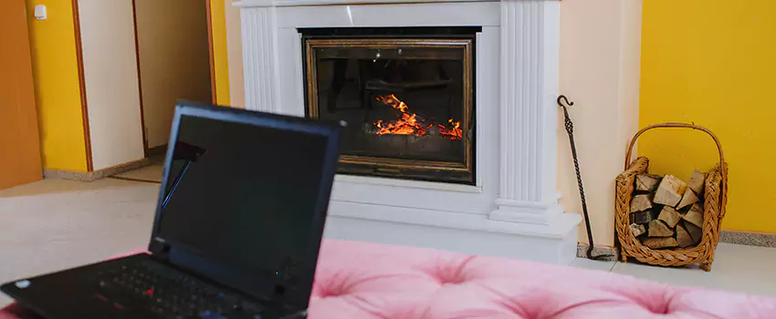 Valor Outdoor Gas Fireplace in Brossard, Quebec